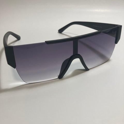 womens and mens black half rim square sunglasses womens and mens black half rim square sunglasses 