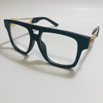 mens and womens black and gold fake glasses