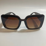 womens brown oversize square sunglasses