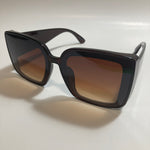 womens brown oversize square sunglasses