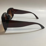 womens brown oversize square sunglasses