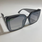 womens gray oversize square sunglasses