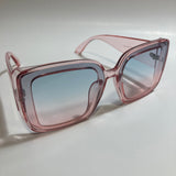 womens pink and blue oversize square sunglasses