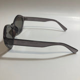 womens gray and blue mirrored cat eye sunglasses
