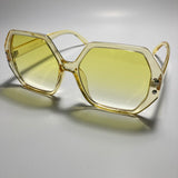 yellow womens oversize sunglasses