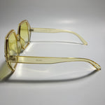 yellow womens oversize sunglasses