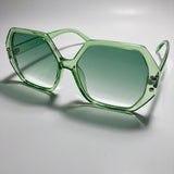 green womens oversize sunglasses