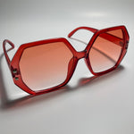 red womens oversize sunglasses