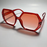 red womens oversize sunglasses