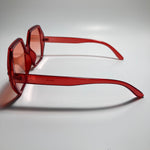 red womens oversize sunglasses