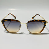 womens brown and gold cat eye sunglasses