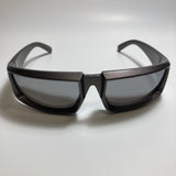 mens and womens brown wrap around sunglasses