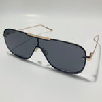 mens and womens gold and black aviator sunglasses