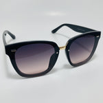 black square womens sunglasses with pink lenses