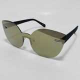 womens green mirrored cat eye sunglasses