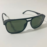 mens and womens green and black aviator sunglasses