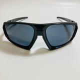 mens black mirrored wrap around sunglasses