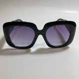 womens black oversize square sunglasses