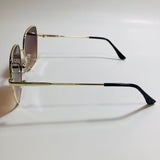 womens gold and brown oversize sunglasses