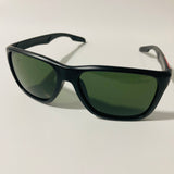 mens black and green square sunglasses