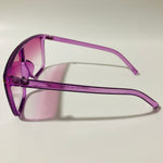 womens purple shield sunglasses