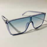 womens blue shield sunglasses