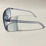 womens blue shield sunglasses