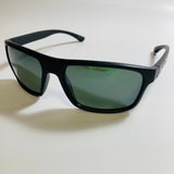 mens black and green square sunglasses