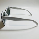 womens white and green cat eye sunglasses