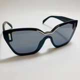 womens black and silver cat eye sunglasses