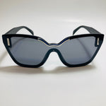 womens black and silver cat eye sunglasses