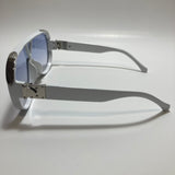 mens and womens white and blue aviator sunglasses 