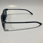 mens and womens black and green square sunglasses