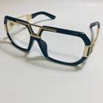 mens and womens black and gold gazelle glasses