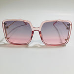 womens pink oversize square sunglasses