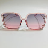 womens pink oversize square sunglasses