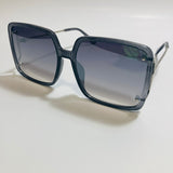 womens gray oversize square sunglasses