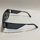 womens black shield sunglasses