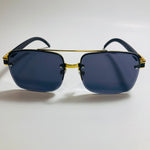mens and womens black and gold aviator sunglasses