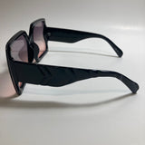 womens black and pink square oversize sunglasses