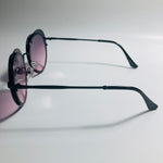 womens black and pink heart shape sunglasses