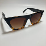 womens black and brown cat eye sunglasses