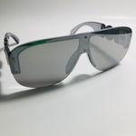 mens and womens gray and silver aviator sunglasses