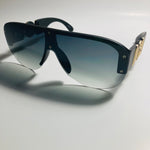 mens and womens black and blue aviator sunglasses