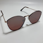 womens gold and red mirrored sunglasses