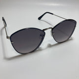 womens silver and black mirrored sunglasses