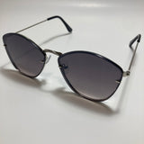 womens silver and black mirrored sunglasses