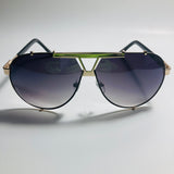 mens and womens black and gold aviator sunglasses