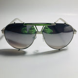 mens and womens silver mirrored aviator sunglasses