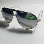 mens and womens silver mirrored aviator sunglasses